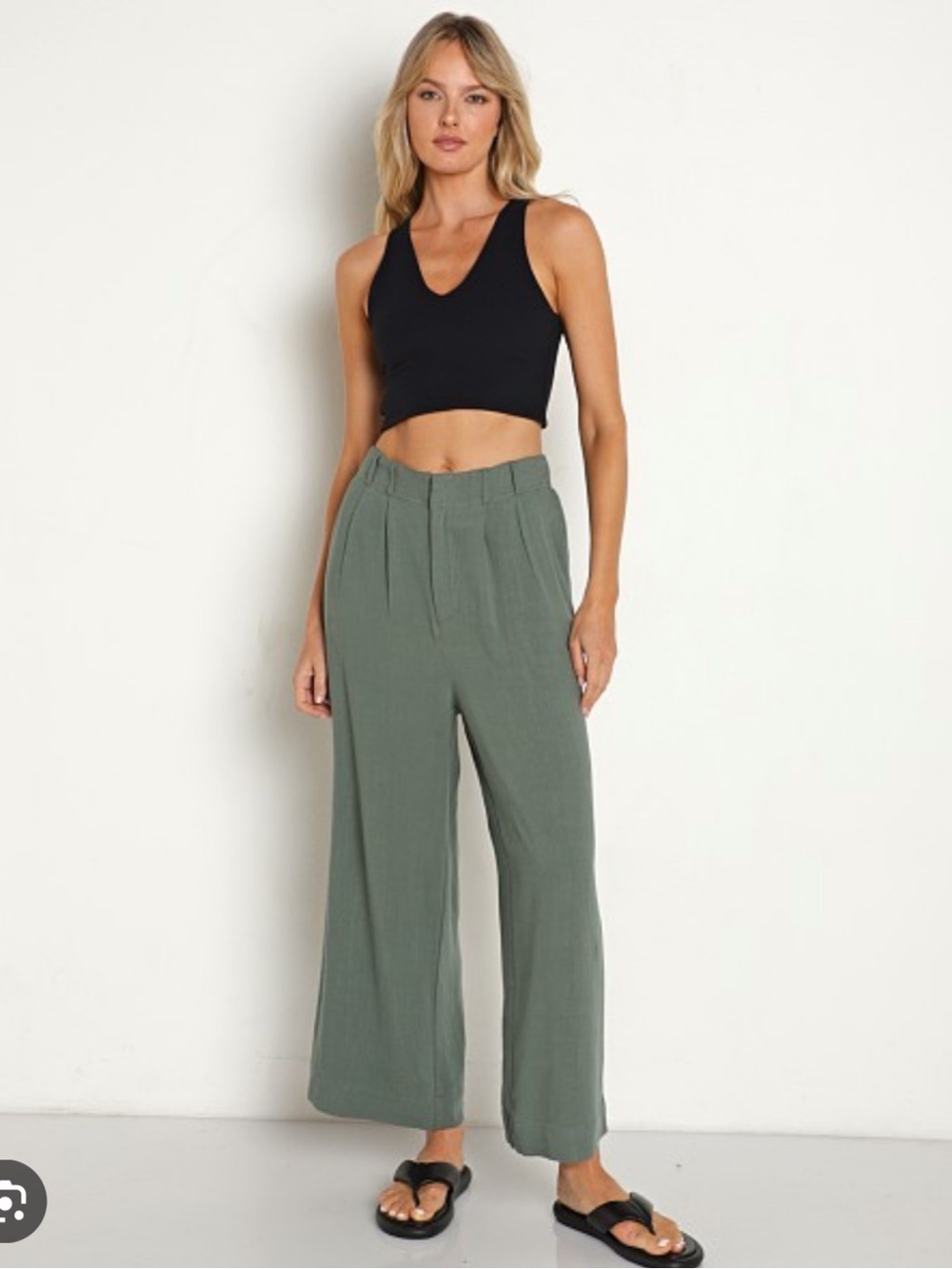 Z Supply Farah Pant in Forest Green